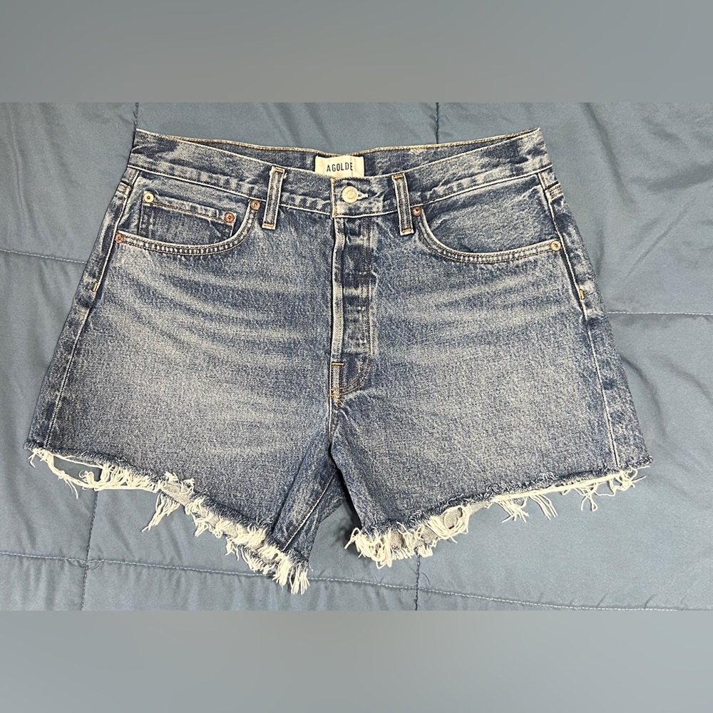 AGOLDE Parker Long Short in Ruin